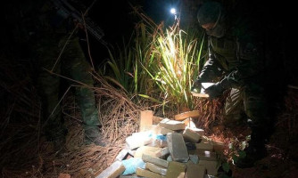 Pontes e Lacerda: Ação integrada apreende 72 tabletes de pasta base de cocaína avaliados em R$ 1,3 milhão