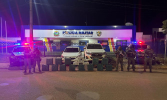 Gefron e PM apreendem cerca de 500 kg de droga avaliados em R$ 11 milhões