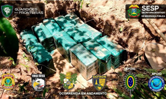 Forças de Segurança apreendem 500 kg de cocaína; caminhonete e picape são capturadas