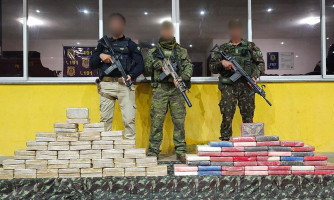 Trabalho em conjunto das Forças de Segurança de MT resulta na apreensão de mais de 2 milhões em drogas na fronteira