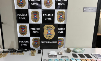Operação Fronteira Integrada prende cinco investigados por tráfico e associação para o tráfico em Pontes e Lacerda