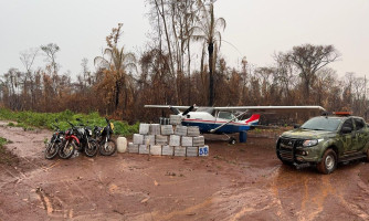 Gefron apreende 600 quilos de cocaína em aeronave e causa prejuízo de R$ 18 milhões ao crime organizado; dois suspeitos morreram no confronto