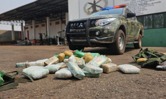 Gefron apreende 59 quilos de entorpecentes e causa prejuízo ao crime de R$ 741 mil