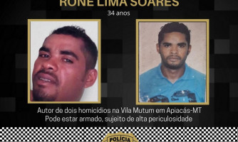 Polícia Civil procura autor de duplo homicídio em zona de garimpo de Apiacás