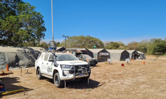 Estação móvel de rádio digital é fundamental para eficiência do combate e segurança de agentes em campo