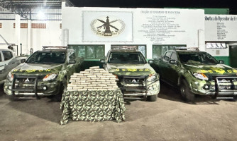 Gefron apreende 50 tabletes de skank e causa prejuízo ao crime de R$ 150 mil em Pontes e Lacerda