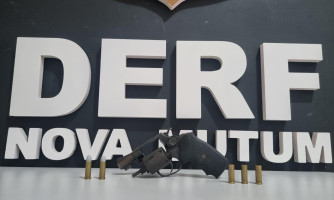 Investigado por tráfico é preso pela Polícia Civil em posse de arma de fogo em hotel em Nova Mutum