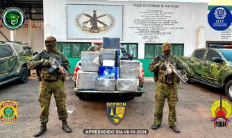 Nova Lacerda: Forças de Segurança apreende mais de 230 kg de Cocaína em operação na fronteira; droga avaliada em quase 6 milhões