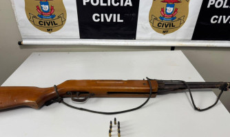 Polícia Civil cumpre mandado contra investigado por tentativa de homicídio e apreende arma de fogo