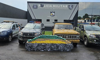 Pontes e Lacerda: Forças de segurança apreendem 113 tabletes de cocaína em veículo; prejuízo ao crime é de R$ 2,2 milhões