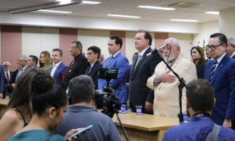 Max Russi participa da posse do novo procurador-geral de Justiça de Mato Grosso