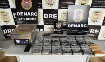 Polícia Civil apreende 14 tabletes de cloridrato de cocaína enterrados em chácara e causa prejuízo de R$ 435 mil às facções