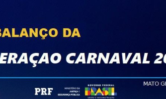 Operação Carnaval 2025 da PRF registra queda de 18% nos acidentes em Mato Grosso