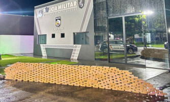 Polícia Militar apreende 411 quilos de pasta base de cocaína e causa prejuízo de R$ 7,5 milhões às facções