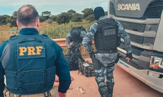 PRF apreende 101 tabletes de cocaína e pasta base em Santo Antônio de Leverger-MT