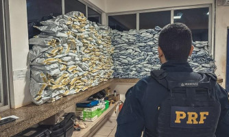 PRF apreende 544 kg de agrotóxicos ilegais em caminhão em Sorriso-MT