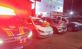 PRF e PM apreendem 44 kg de drogas em veículos na BR-364 em MT