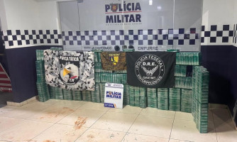 Ação integrada apreende 465 quilos de pasta base de cocaína avaliada R$ 20 milhões em Juína