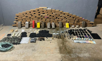Forças de segurança de MT apreendem 130 quilos de maconha e causam prejuízo de R$ 640 mil às facções em Sorriso