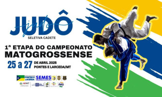 Pontes e Lacerda: Alunos do projeto Judô e Vida participam da 1ª etapa do Campeonato Mato-grossense de Judô 2025