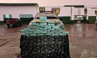 Gefron apreende 40 quilos de pasta-base e gera prejuízo de R$ 720 mil às facções criminosas