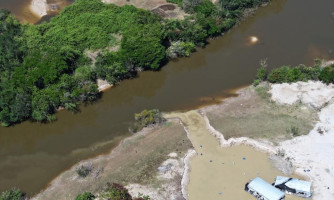 Sema realiza operação para coibir garimpo ilegal e evitar contaminação de água fornecida à população
