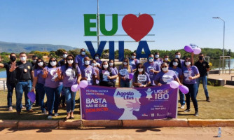 Ação de conscientização sobre violência doméstica marca Agosto Lilás em Vila Bela