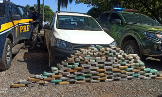 Ação integrada flagra 140 tabletes escondidos em fundo falso de veículo em Várzea Grande