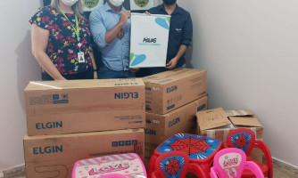 Águas Pontes e Lacerda doa móveis e equipamentos à Delegacia de Polícia Civil do município