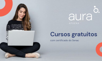 Aura Apoena oferece cursos gratuitos de Excel Avançado, Técnicas de Vendas e Gestão das Mídias Sociais