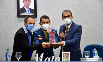 Câmara de Vereadores presta homenagem ao Major Maia pelos serviços prestados em Pontes e Lacerda
