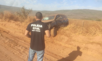 Caminhonete Hilux furtada em Cuiabá é localizada pela Polícia Civil na região de fronteira