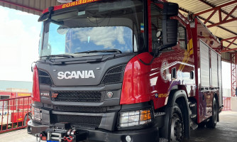 Corpo de Bombeiros reforça Companhia de Pontes e Lacerda com entrega de caminhão