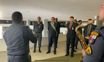 Corpo Musical da PM de MT faz apresentação no Palácio do Planalto em Brasília
