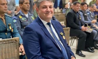 Deputado Moretto recebe medalha “Mérito do Policial de Fronteira” do Gefron