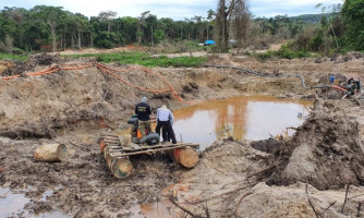 Dois garimpeiros são encontrados mortos em garimpo ilegal dentro de terra indígena em Pontes e Lacerda