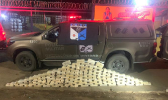 Droga avaliada em R$ 5 milhões que saiu de Pontes e Lacerda é interceptada em Goiás; veja o vídeo