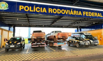 Em Pontes e Lacerda/MT, PRF recupera dois veículos clonados