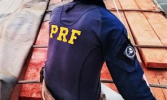 Em Rondonópolis, PRF identifica transporte irregular de madeira