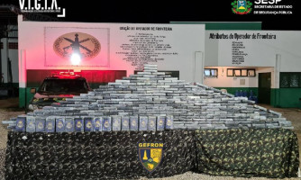 Em uma semana, Gefron retira 442 kg de entorpecentes de circulação