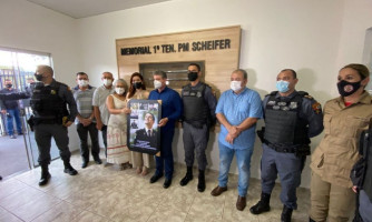 Escola militar em Pontes e Lacerda leva nome de Tenente Scheifer, morto há quase 5 anos