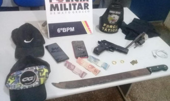 Força Tática liberta família em cárcere privado e prende dupla em flagrante em Cáceres