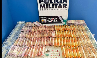 Força Tática prende quatro pessoas por tráfico e apreende 21 porções de drogas