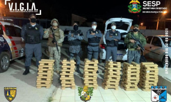 Forças de segurança apreendem quase 200 quilos de drogas em Mato Grosso
