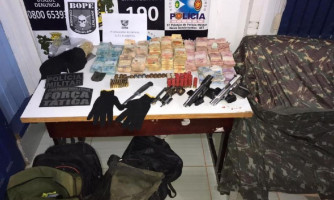 Forças de Segurança já recuperaram R$ 288 mil e identificaram 8 suspeitos de roubo a cooperativas