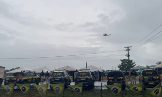 Forças de segurança realizam operação na BR-163; ação começa por Lucas do Rio Verde
