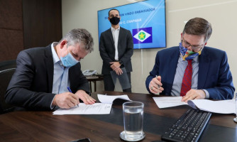Governador e embaixador dos EUA firmam cooperação para atrair investimentos a Mato Grosso