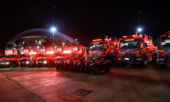 Governo de MT reforça combate aos incêndios florestais com entrega de veículos para o Corpo de Bombeiros