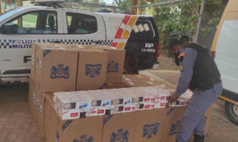 Homem é preso por contrabando de cigarros do Paraguai