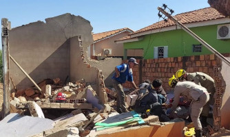 Homem fica ferido após desabamento em obra em Pontes e Lacerda